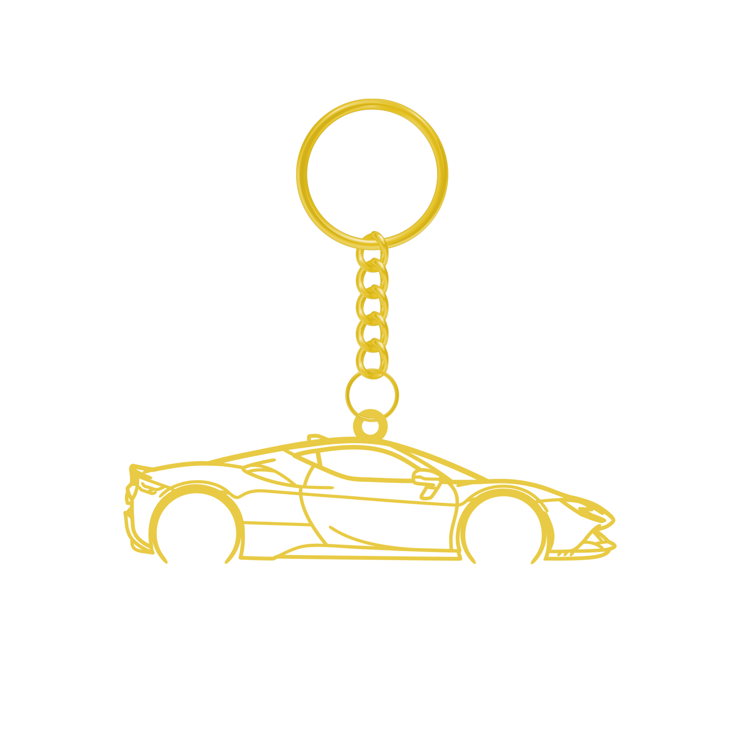Ferrari SF90 (2019-2024) - Metal Keychain