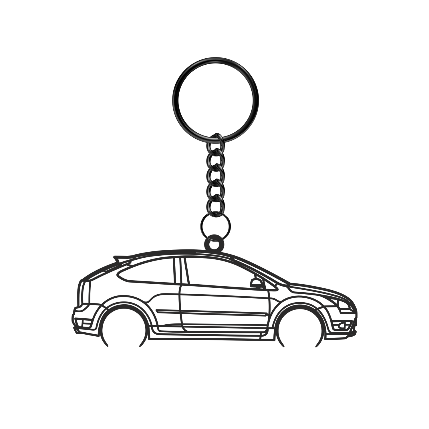 Ford Focus (2005-2010) - Metal Keychain