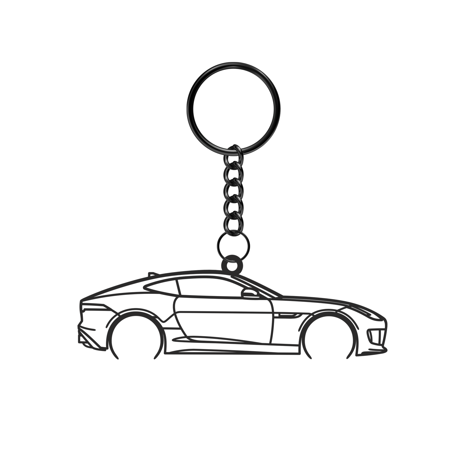 Jaguar F-Type (2013-2019) - Metallic Keychain
