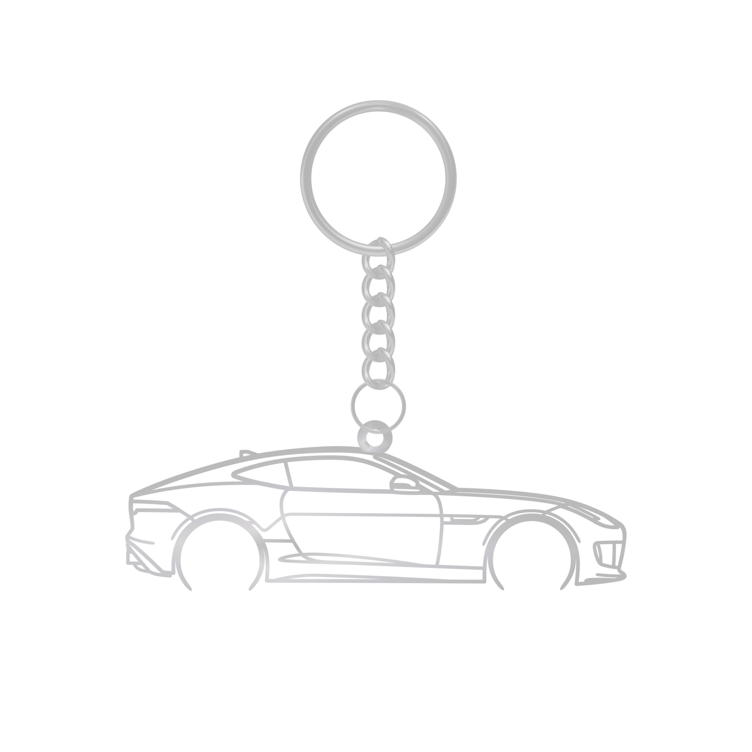 Jaguar F-Type (2013-2019) - Metallic Keychain