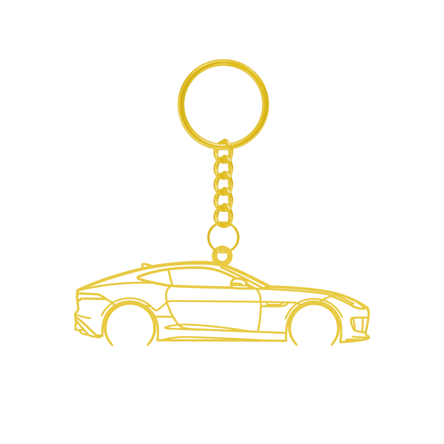 Jaguar F-Type (2013-2019) - Metallic Keychain