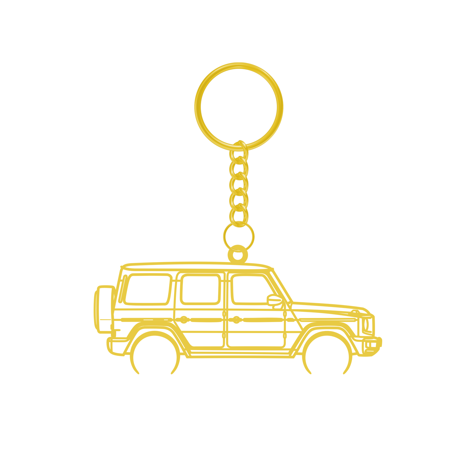 Mercedes G63 (2018-2025) - Metal Key Ring