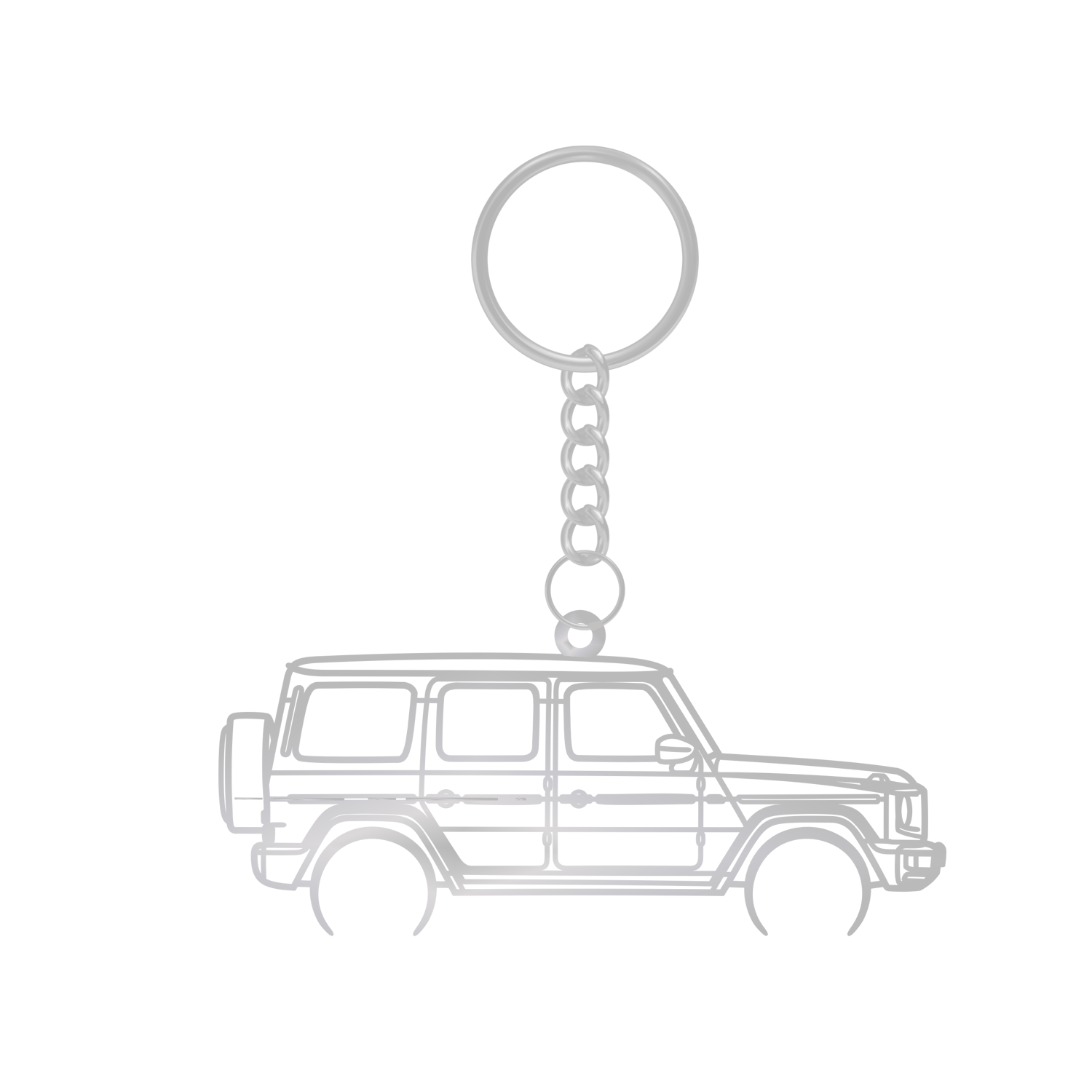 Mercedes G63 (2018-2025) - Metal Key Ring