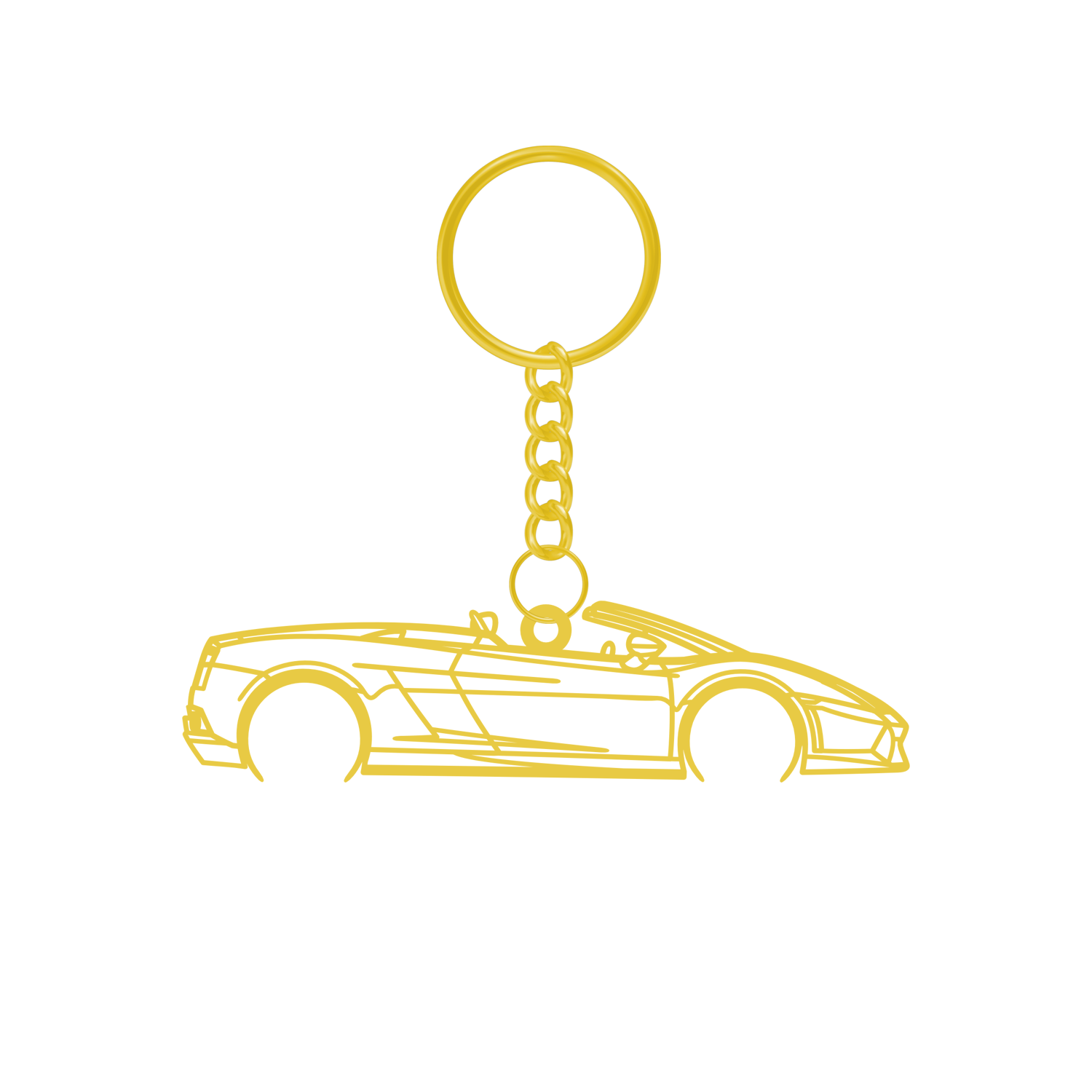Lamborghini Gallardo Spyder (2006-2013) - Metal Keychain