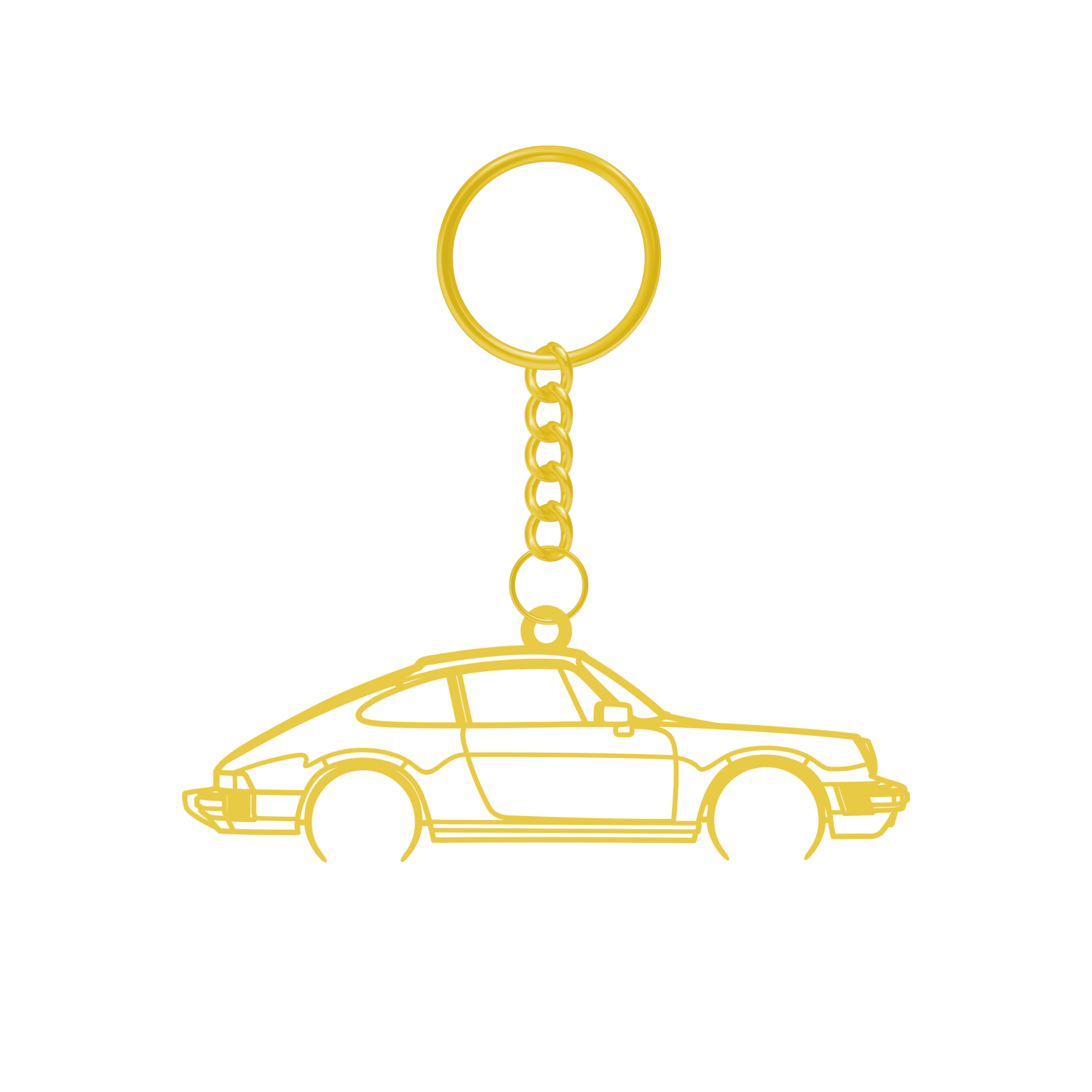 Porsche 911 G-Model (1973-1989) - Metal Keychain