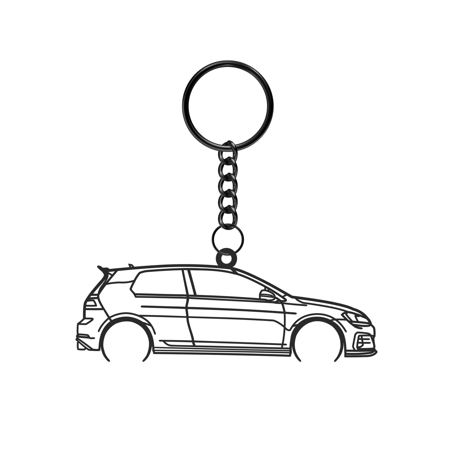 Volkswagen Golf 7 GTI Clubsport S (2016) - Metal Key Ring