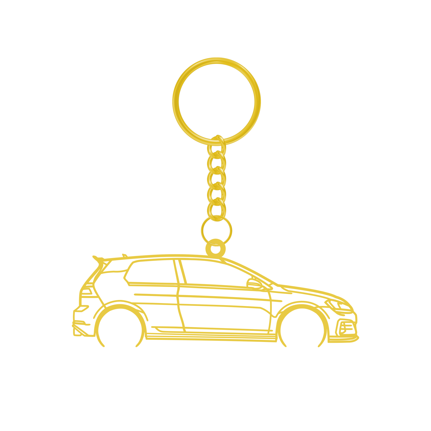 Volkswagen Golf 7 GTI Clubsport S (2016) - Metal Key Ring