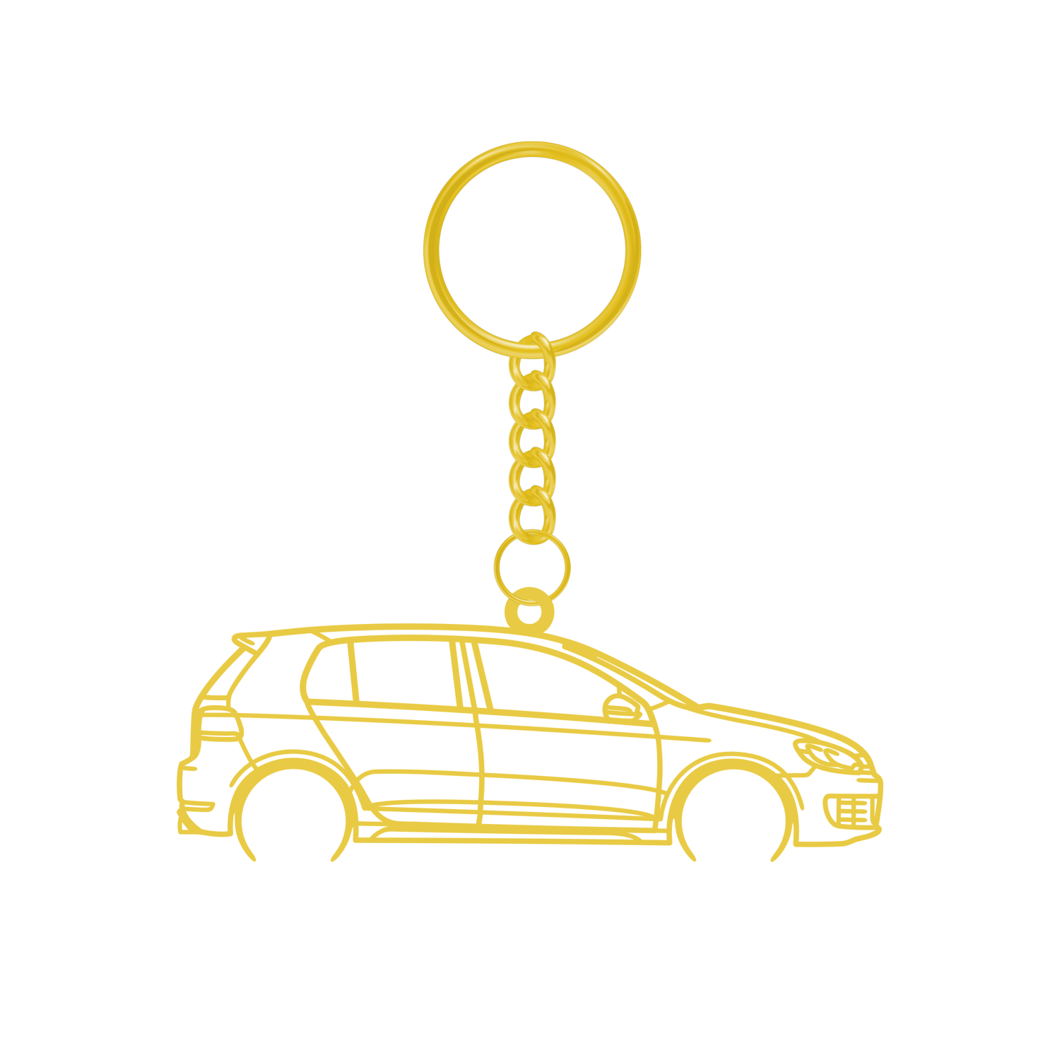 Volkswagen Golf MK6 (2008-2013) - Metal Key Ring