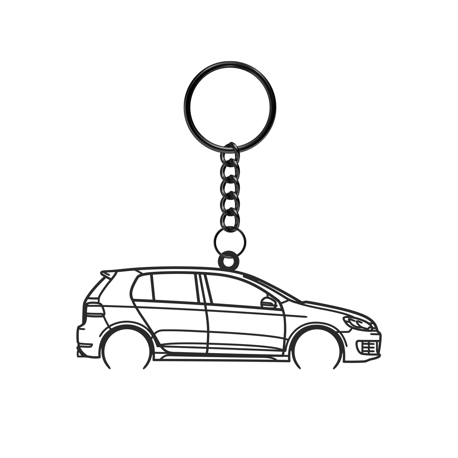 Volkswagen Golf MK6 (2008-2013) - Metal Key Ring