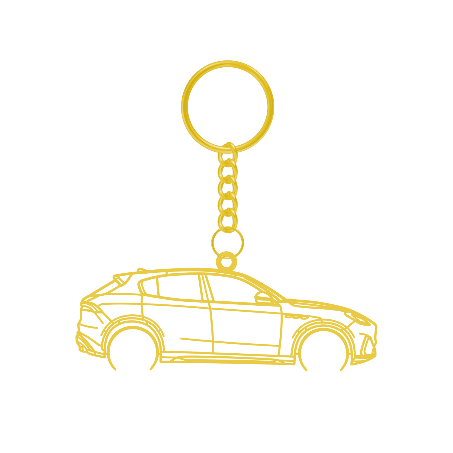 Maserati Grecale Trofeo (2016-2020) - Metallic Keychain