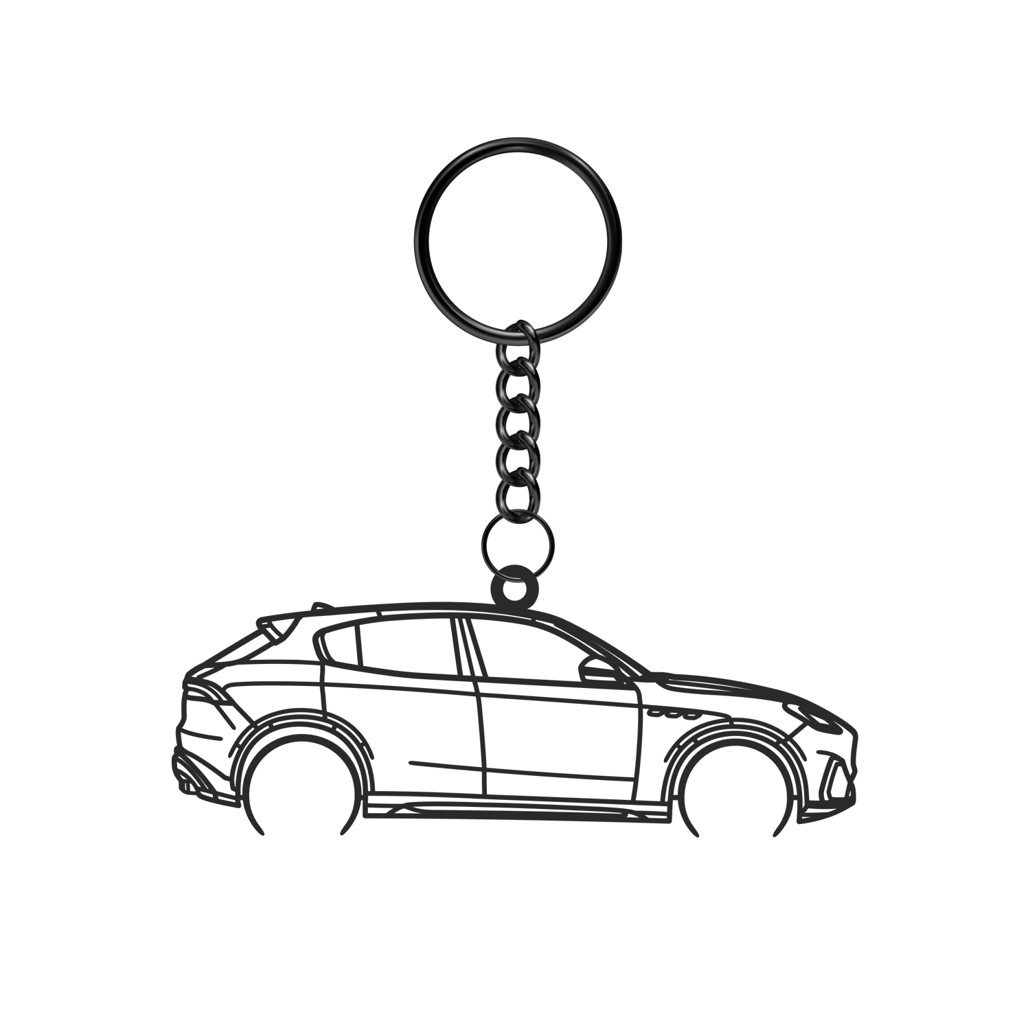 Maserati Grecale Trofeo (2016-2020) - Metallic Keychain