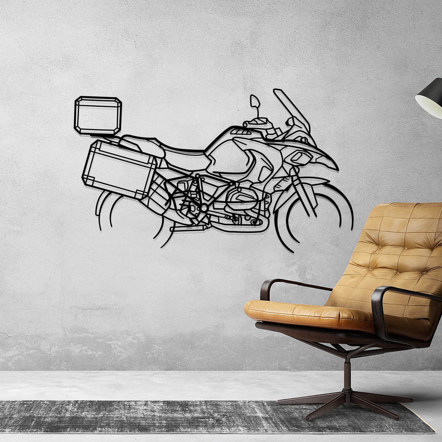 BMW R 1200 GS (2013-2019) - Silhueta de Metal