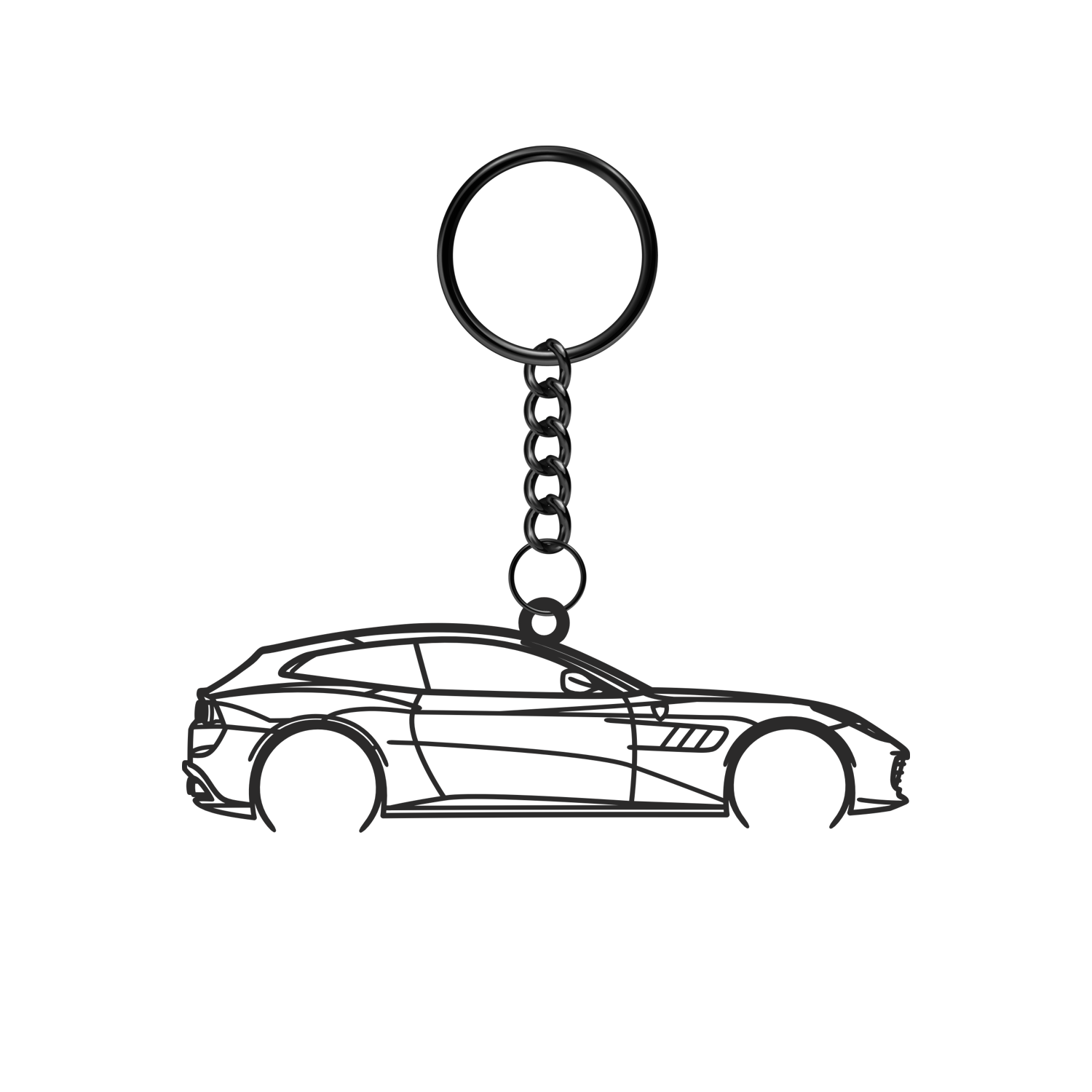 Ferrari GTC4 Lusso (2016-2020) - Metal Keychain