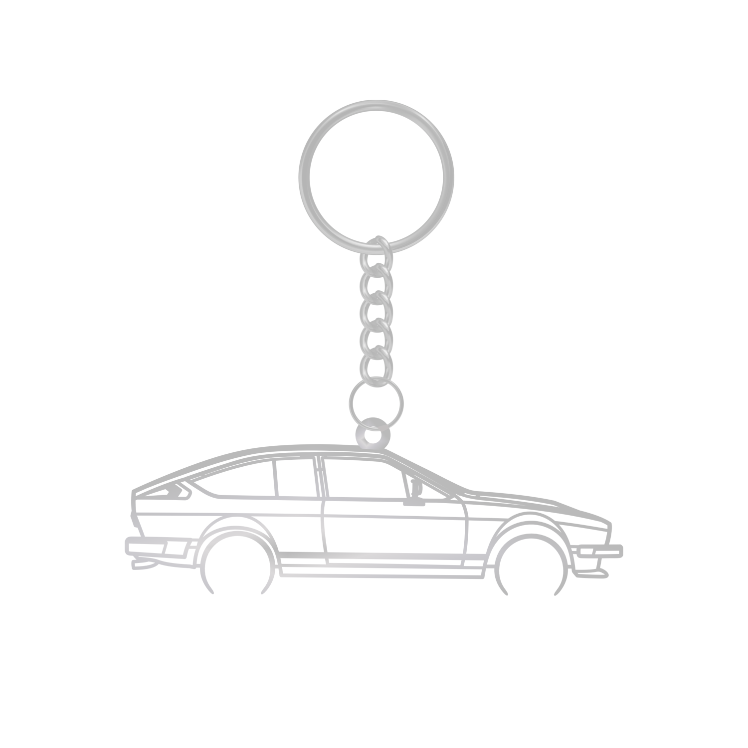 Alfa Romeo GTV6 (1980-1987) - Metal Keychain