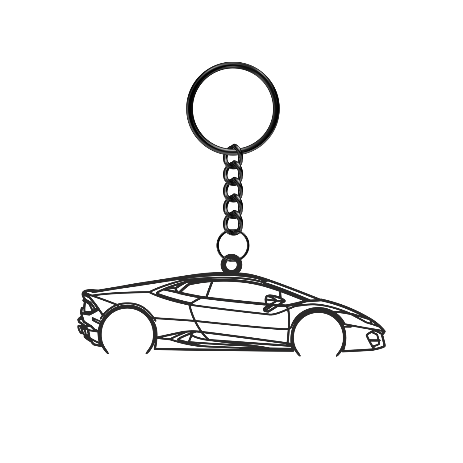 Lamborghini Huracan (2014-2019) - Metal Keychain