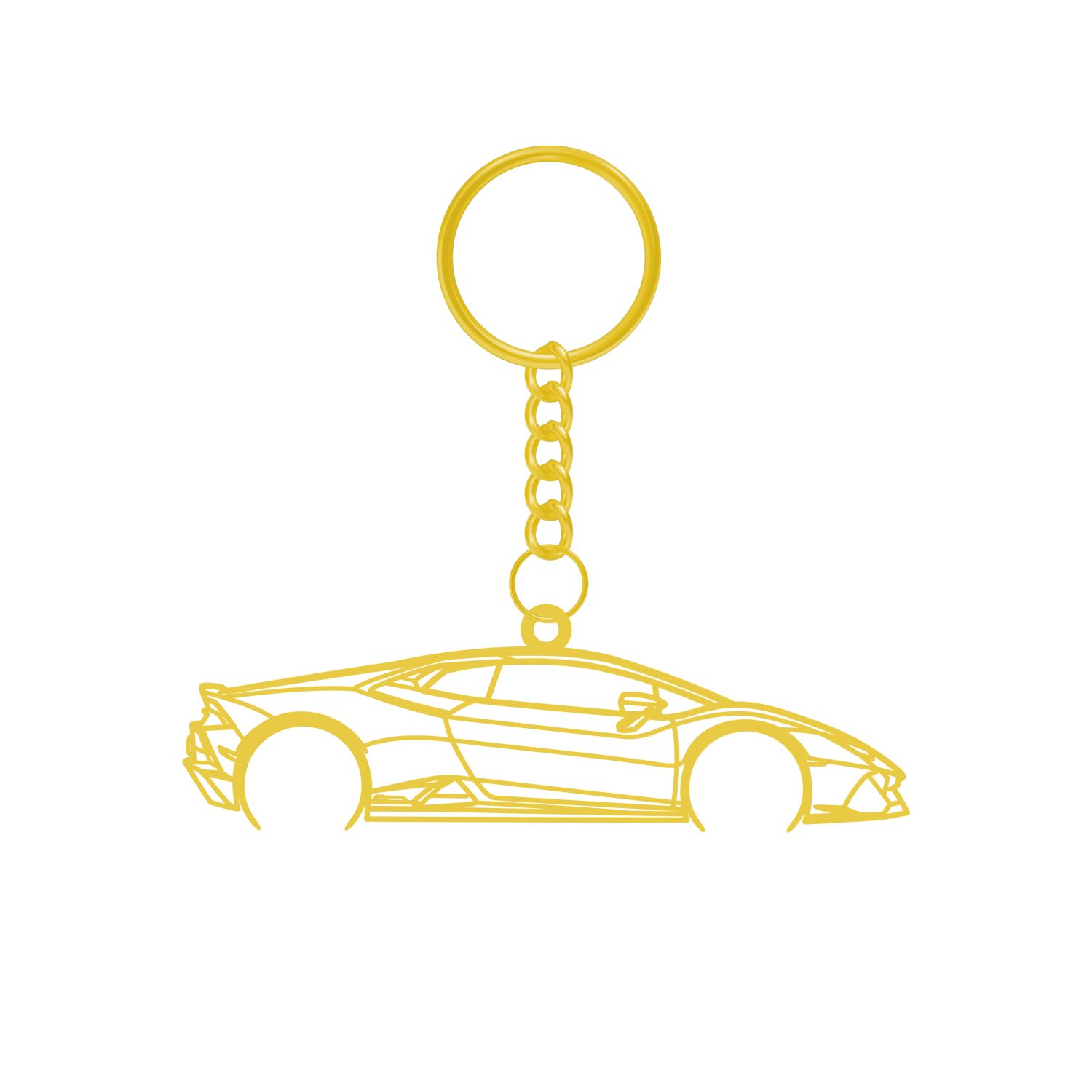 Lamborghini Huracan Evo (2019-2024) - Metal Keychain