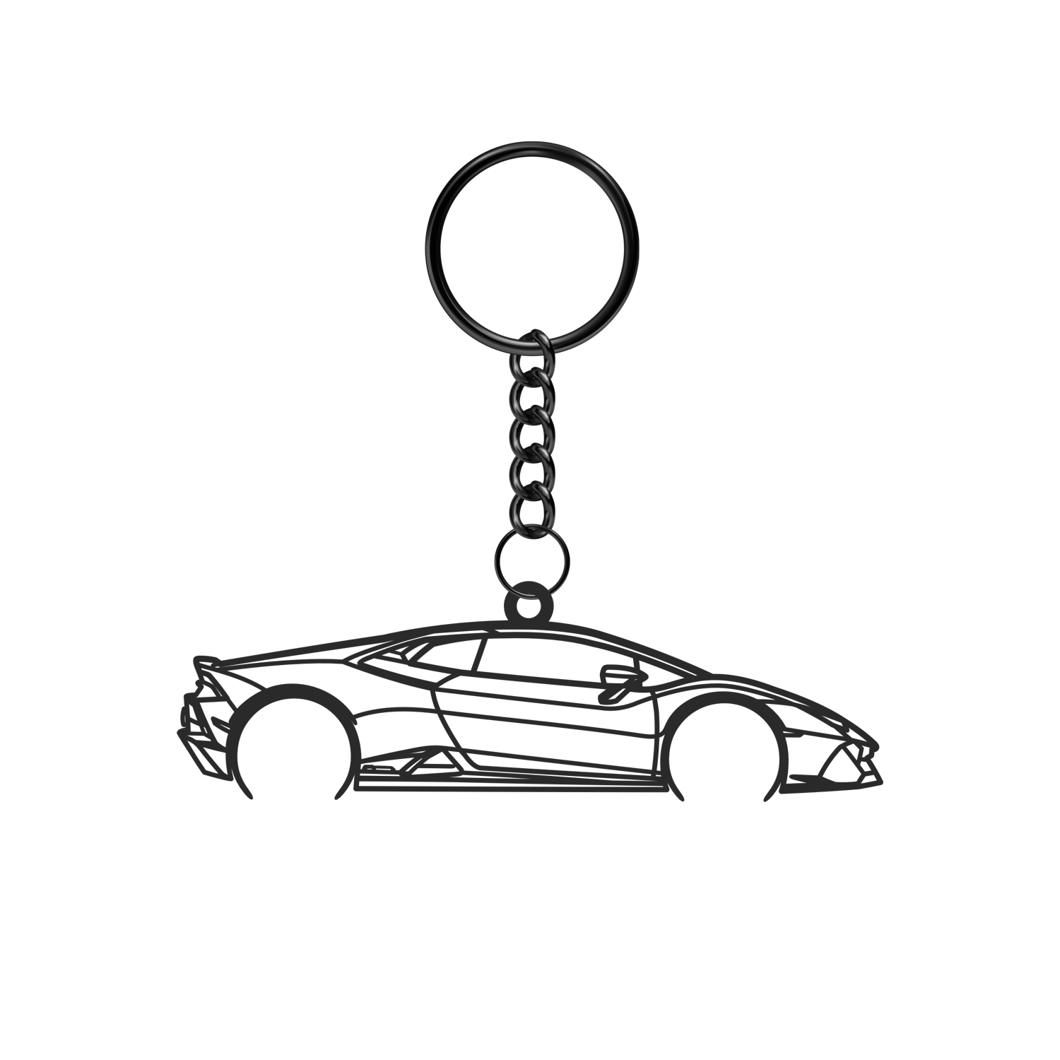 Lamborghini Huracan Evo (2019-2024) - Metal Keychain