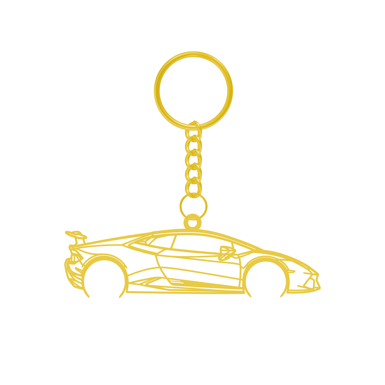 Lamborghini Huracan Perfomante (2017-2019) - Metal Keychain
