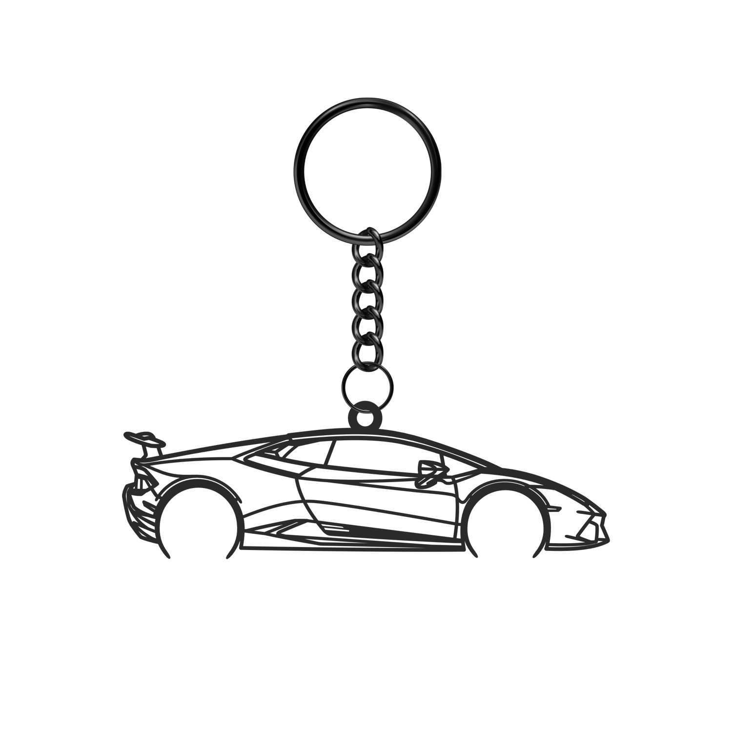 Lamborghini Huracan Perfomante (2017-2019) - Metal Keychain