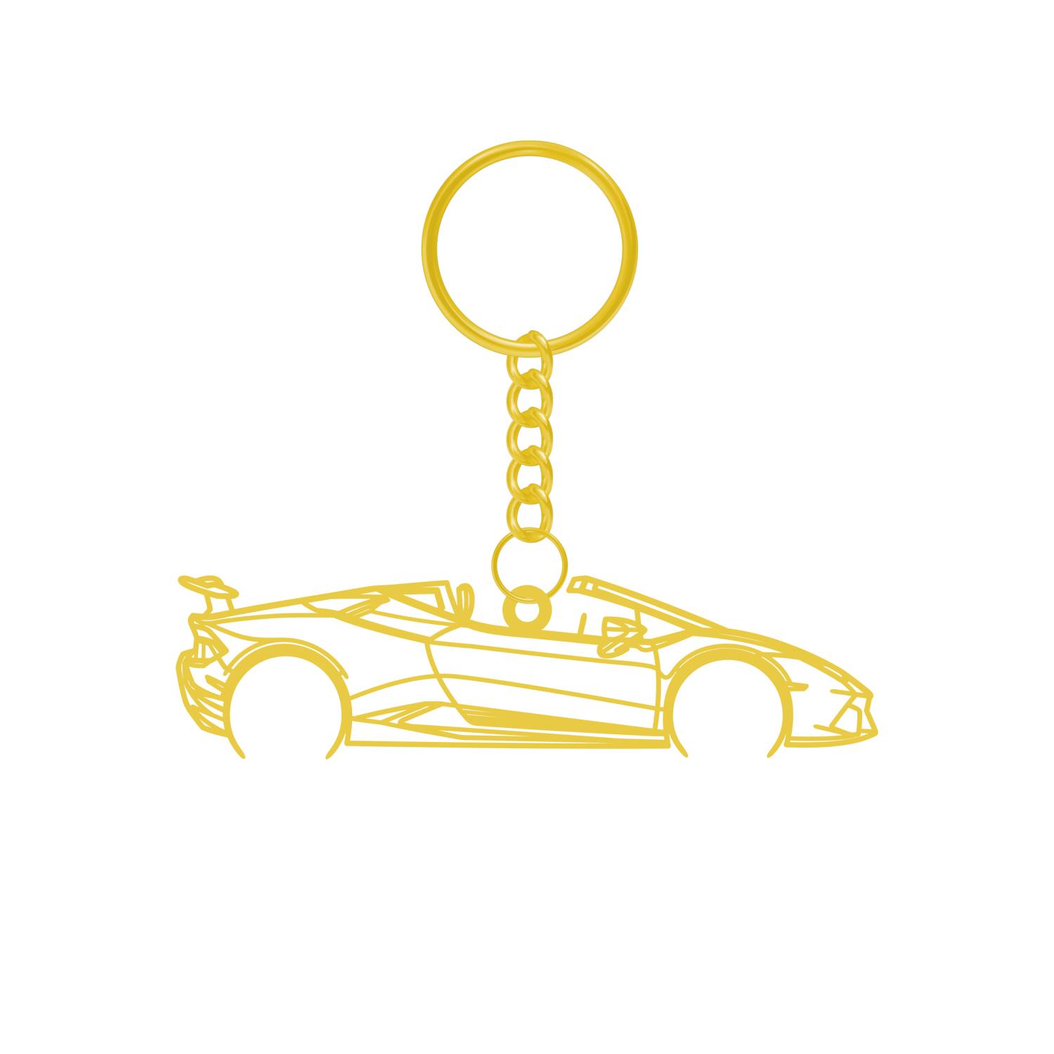 Lamborghini Huracan Perfomante Spyder (2018-2019) - Metal Keychain