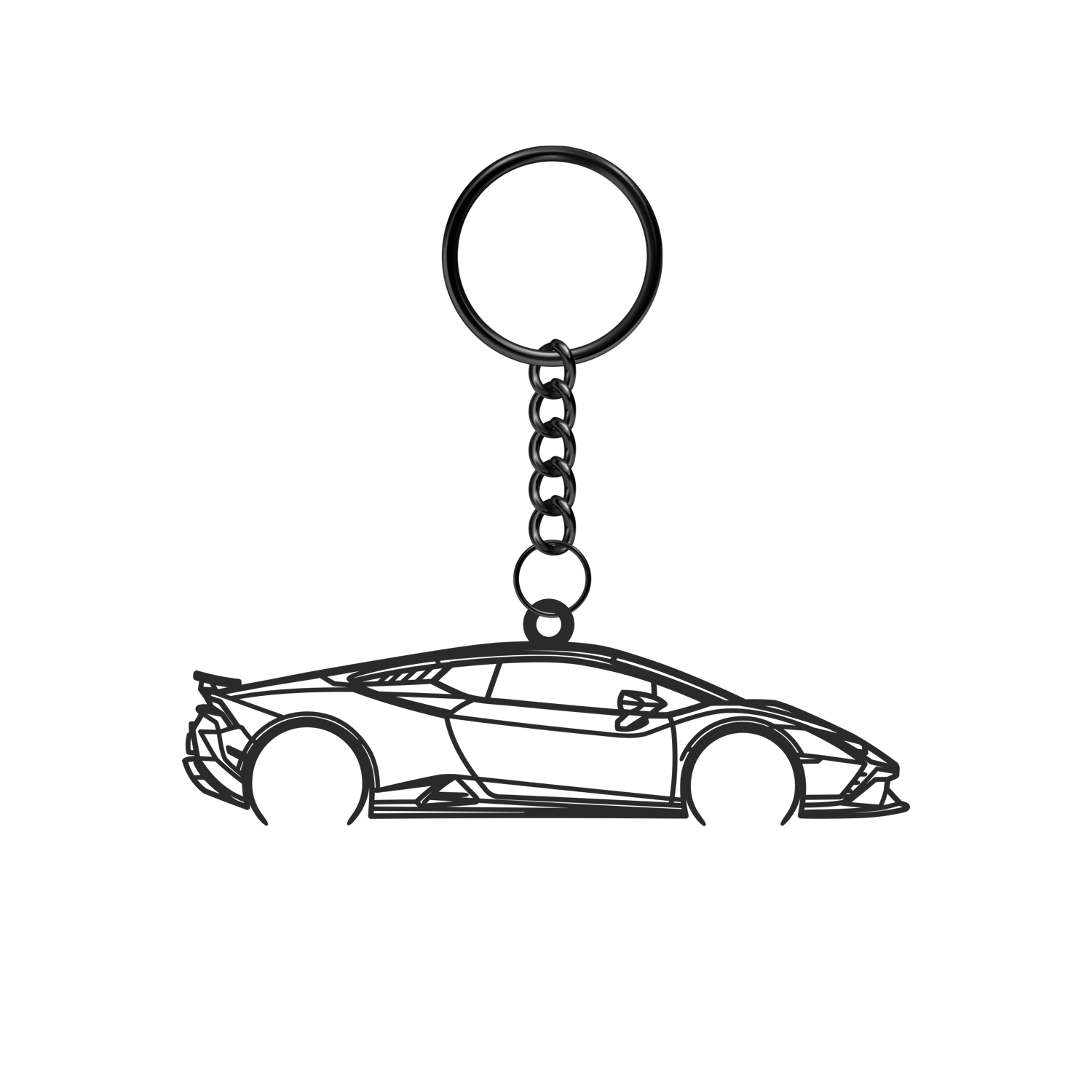 Lamborghini Huracan Tecnica (2022-2025) - Metal Keychain