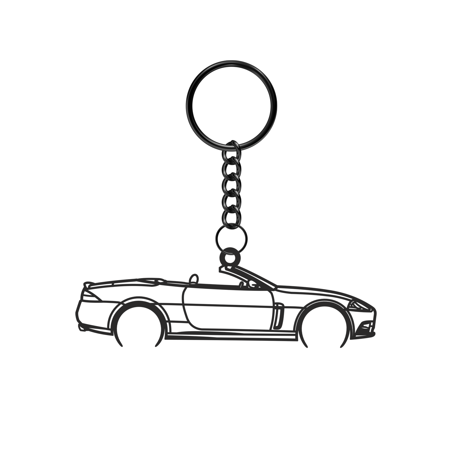 Jaguar XK XKR 5.0 Convertible (2008-2014) - Metal Key Ring
