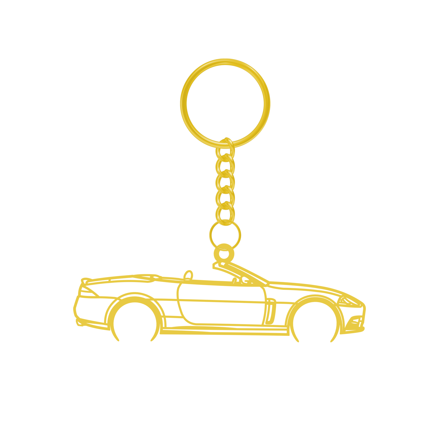 Jaguar XK XKR 5.0 Convertible (2008-2014) - Metal Key Ring