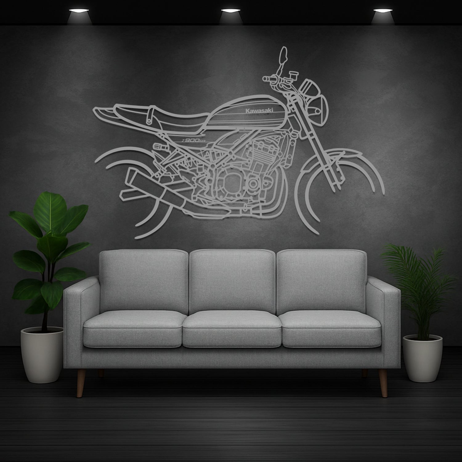 BMW S1000RR Pack M (2023-2024) - Metal Silhouette