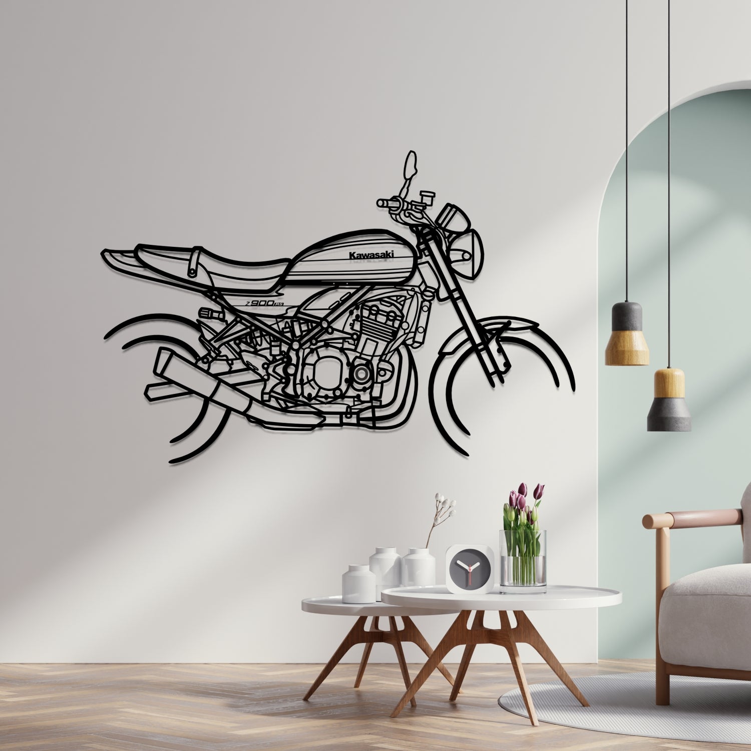 BMW S1000RR Pack M (2023-2024) - Metal Silhouette