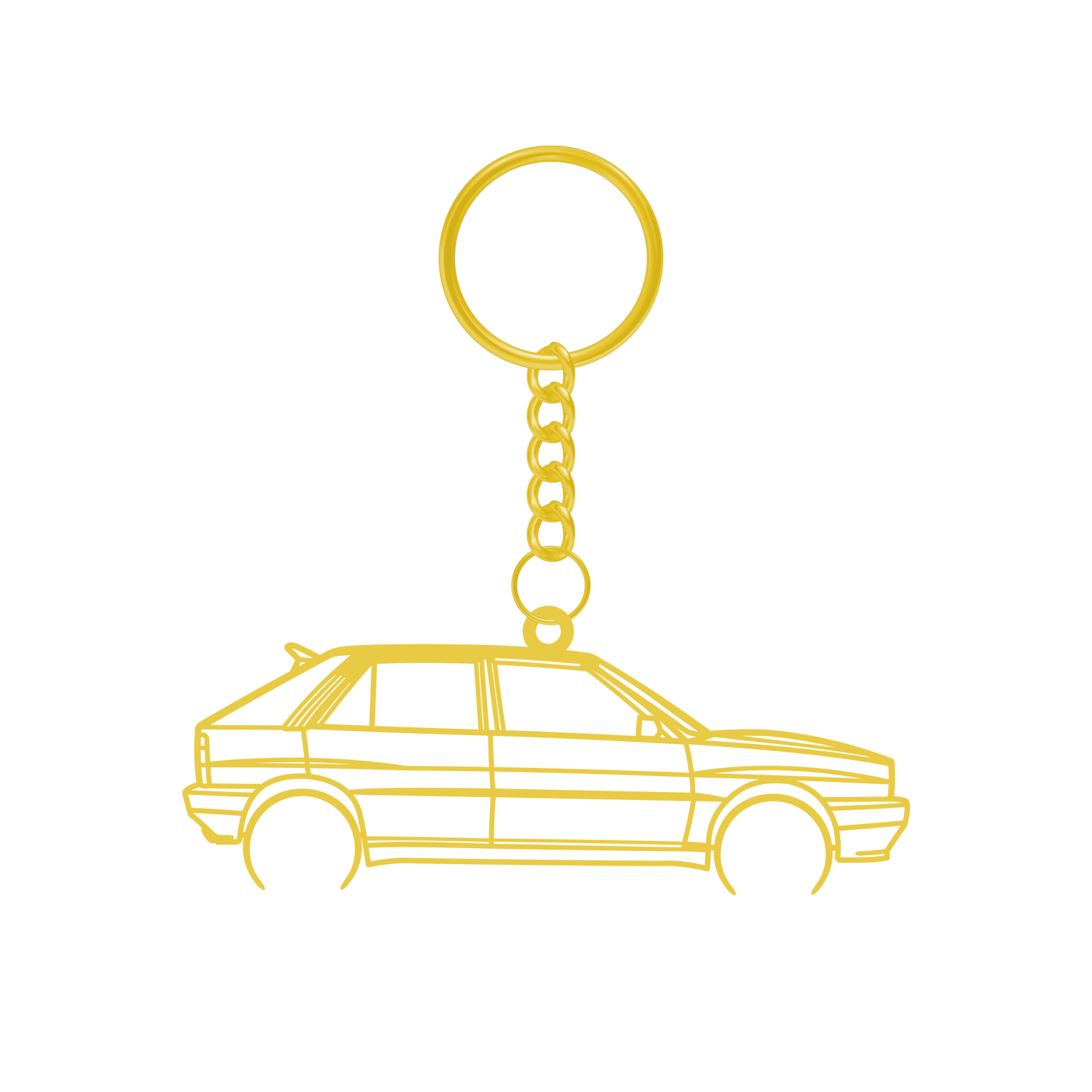 Lancia Delta Integrale (1988-1994) - Metal Keychain