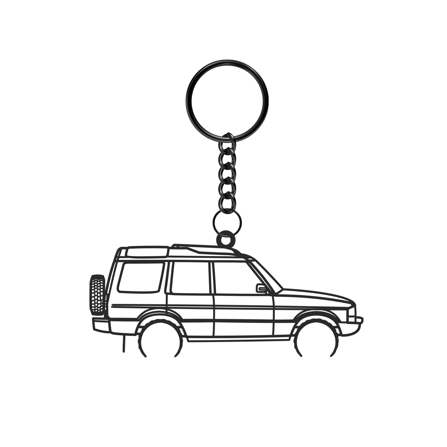 Land Rover Discovery Series 1 300 Tdi (1989-1998) - Metal Key Ring
