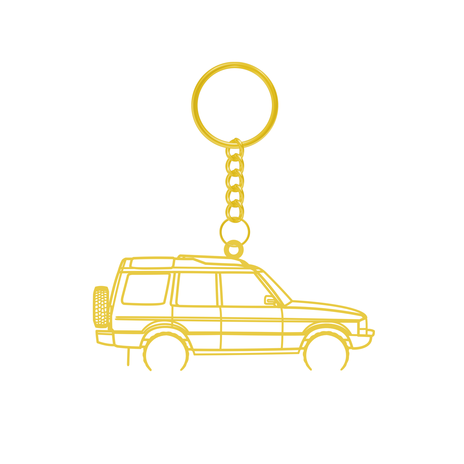 Land Rover Discovery Series 1 300 Tdi (1989-1998) - Metal Key Ring