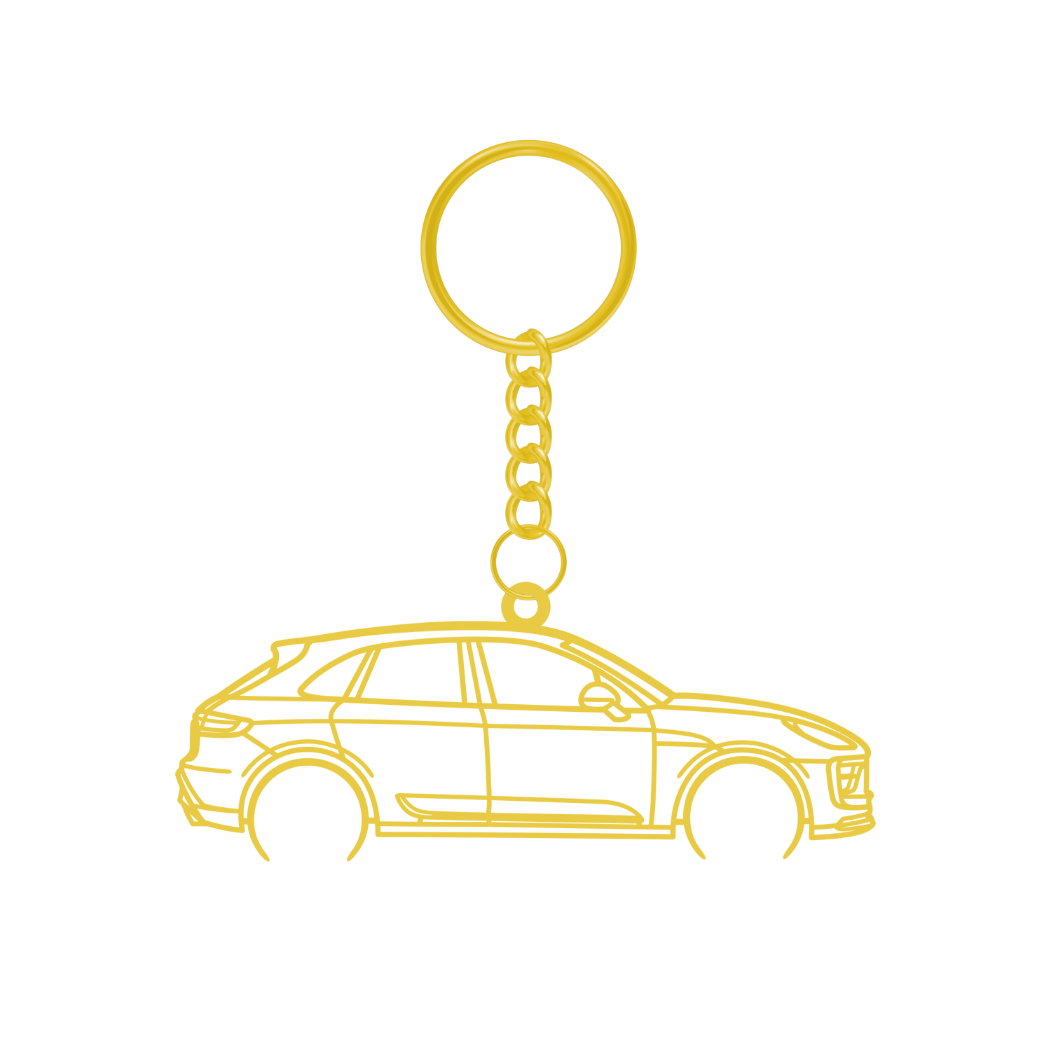 Porsche Macan (2018-2023) - Metal Key Ring