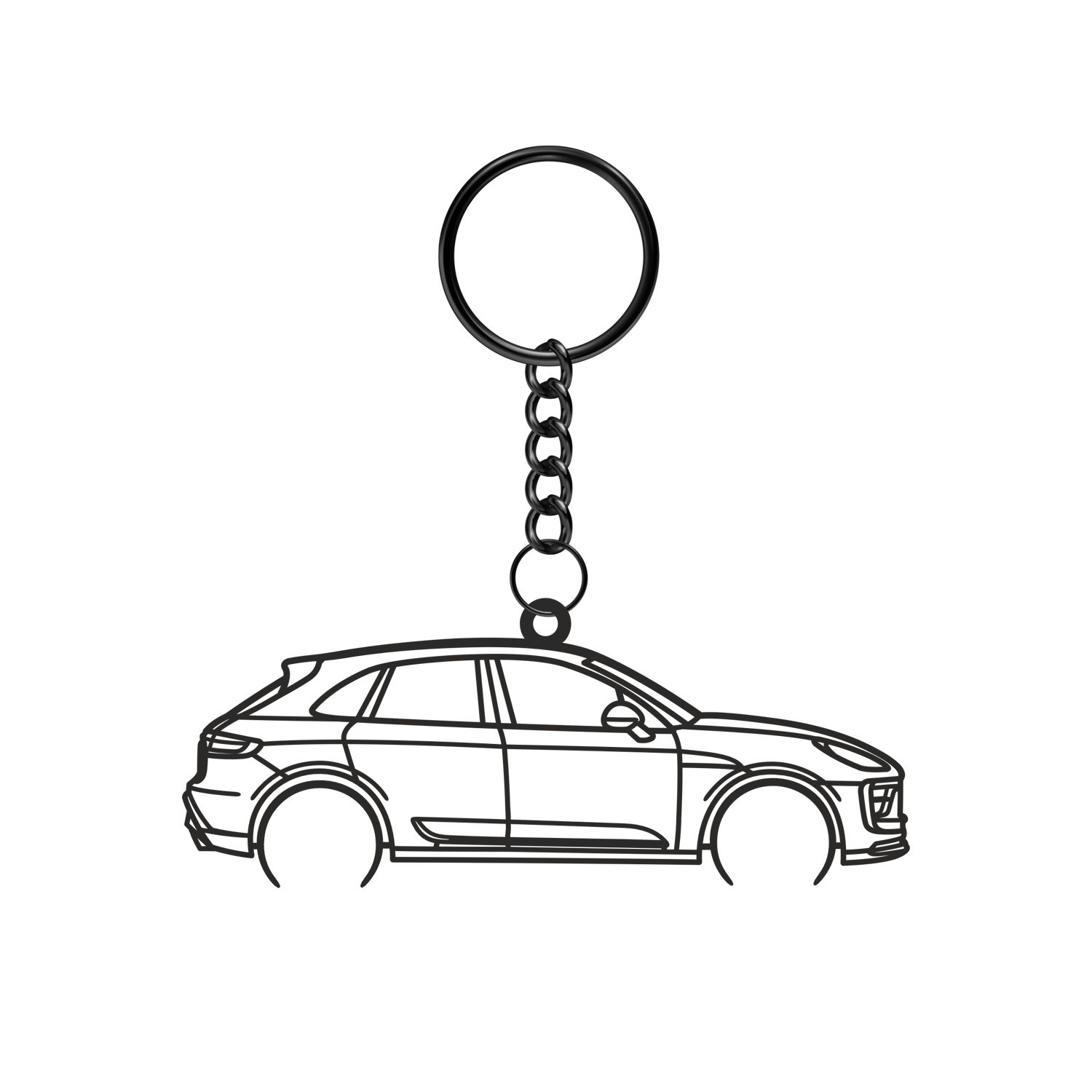 Porsche Macan (2018-2023) - Metal Key Ring
