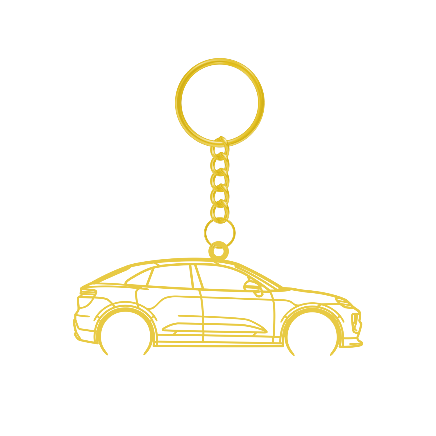 Porsche Macan Electric (2024-2025) - Metal Key Ring