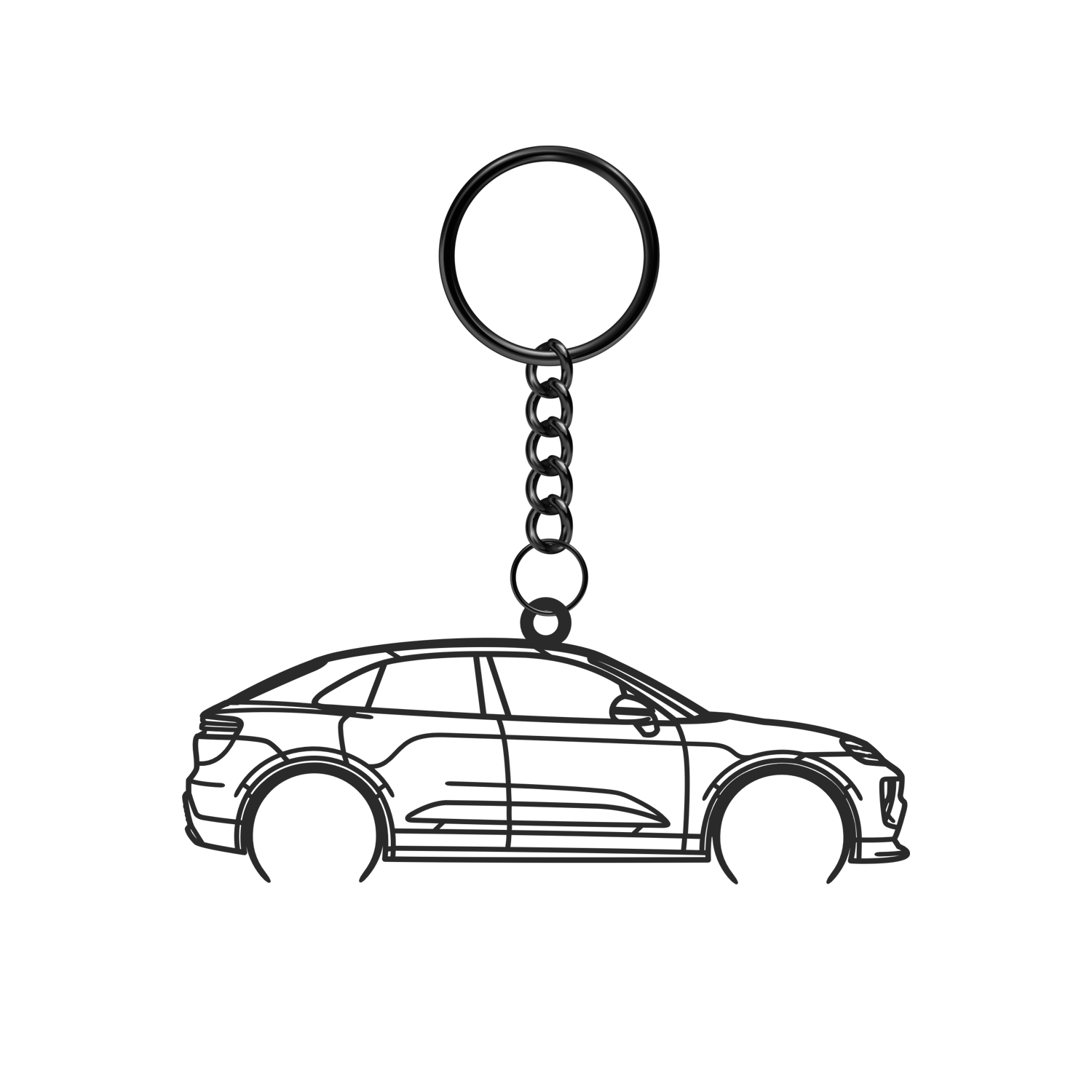 Porsche Macan Electric (2024-2025) - Metal Key Ring