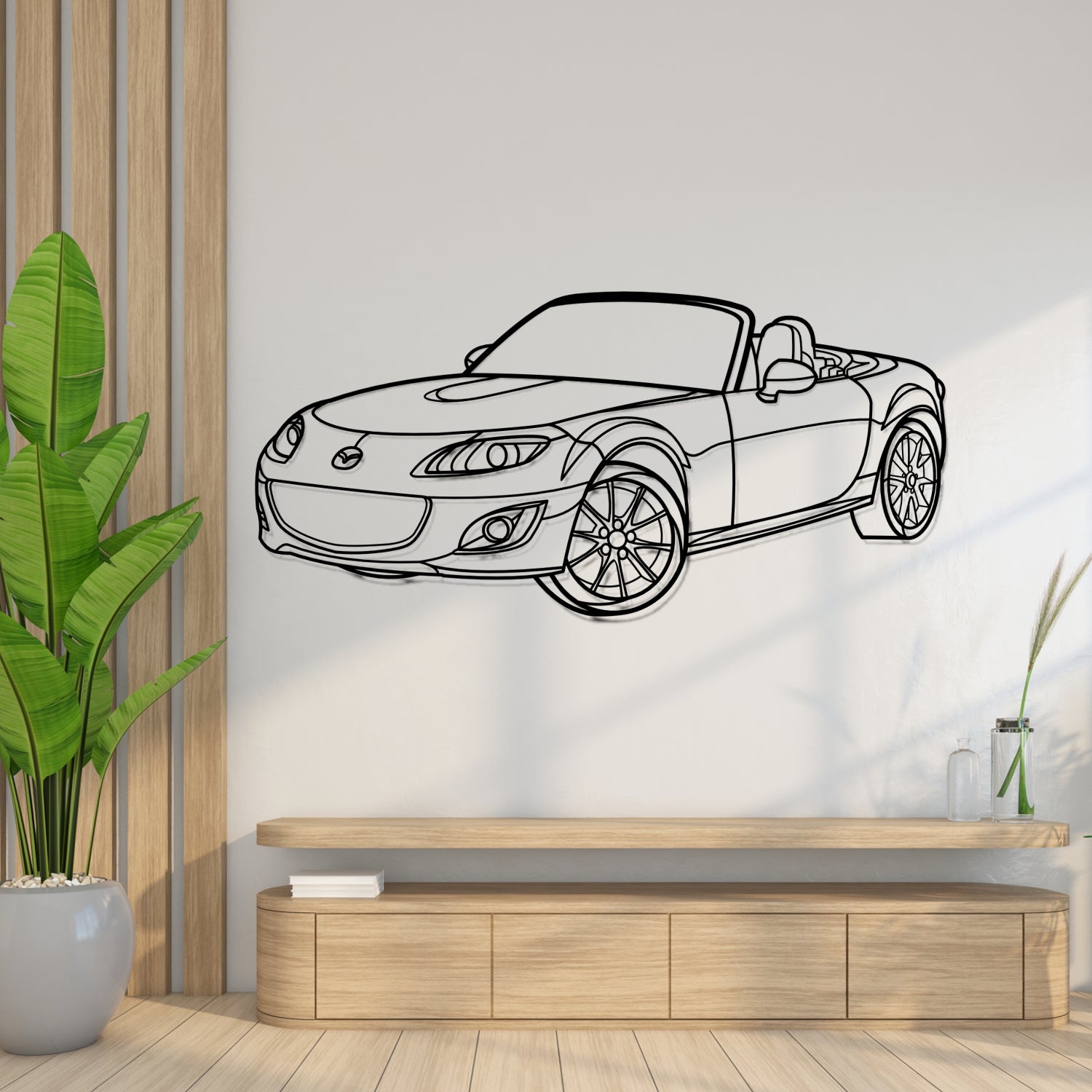Caterham - 3D Perspective Front - Metal Silhouette