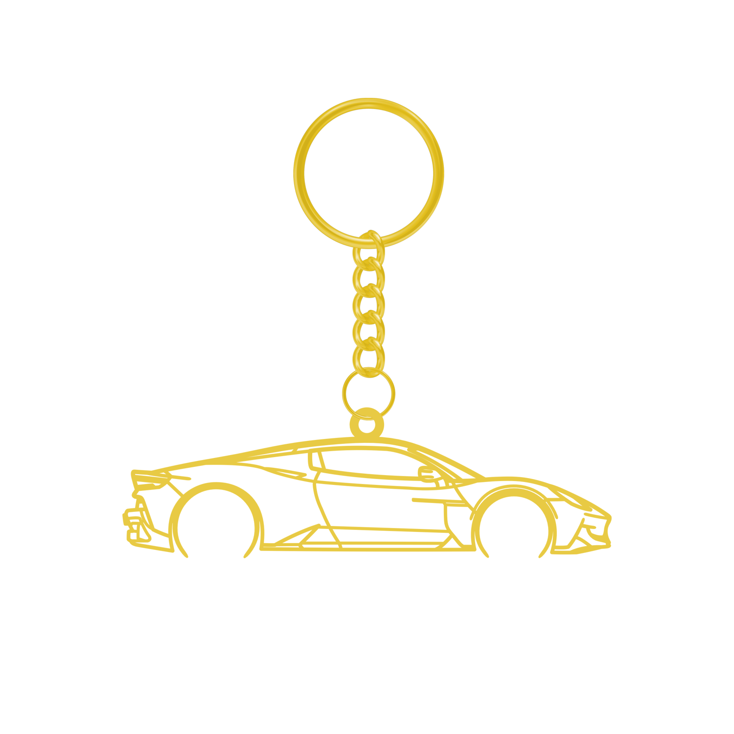 Maserati MC20 (2020-2025) - Metal Keychain