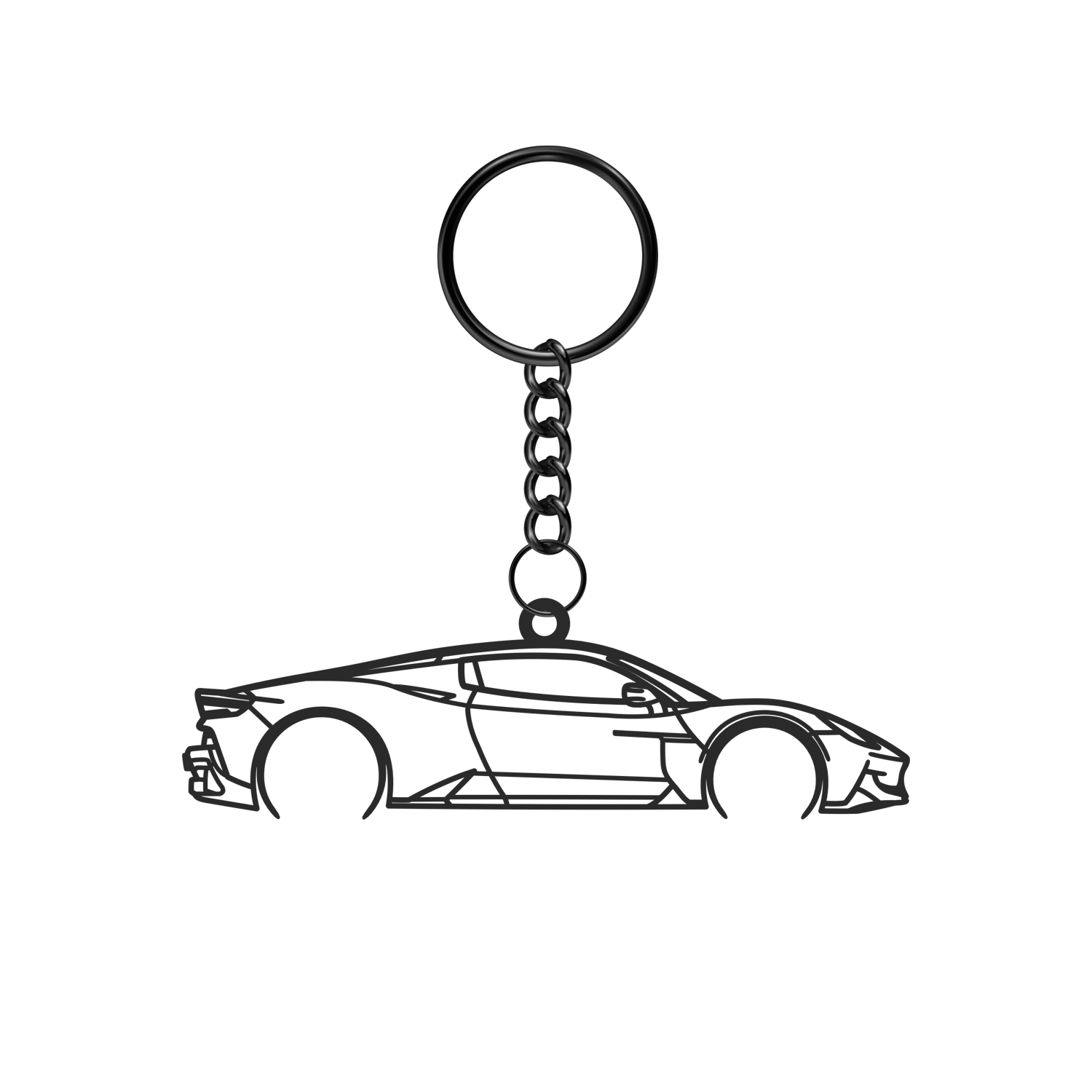 Maserati MC20 (2020-2025) - Metal Keychain