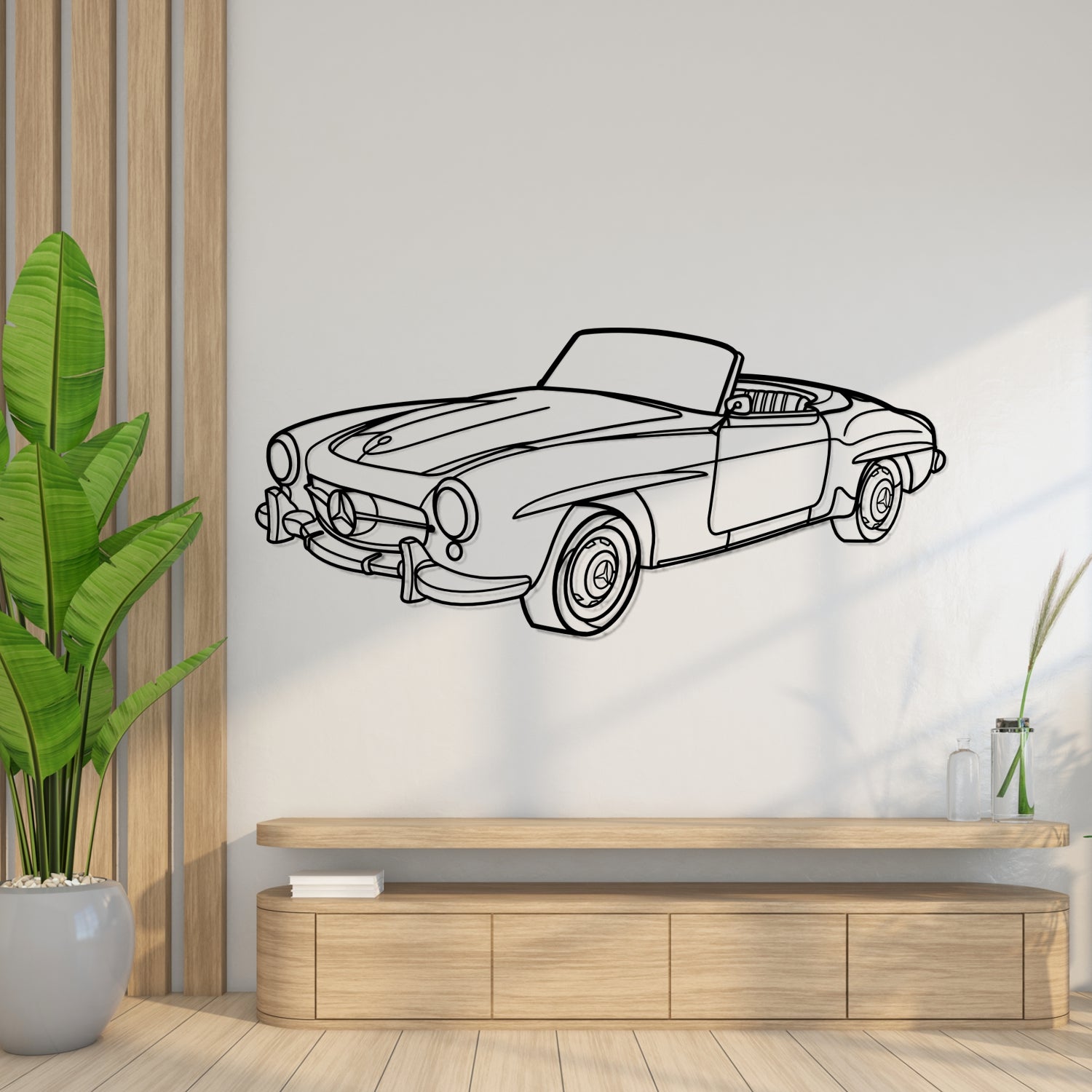 Caterham - 3D Perspective Front - Metal Silhouette