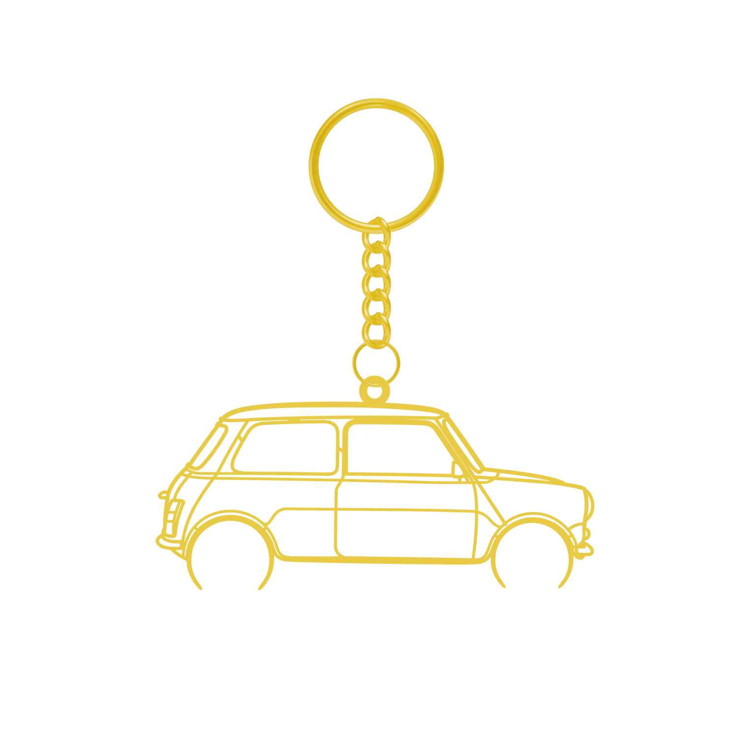 Mini Classic - Metal Keychain