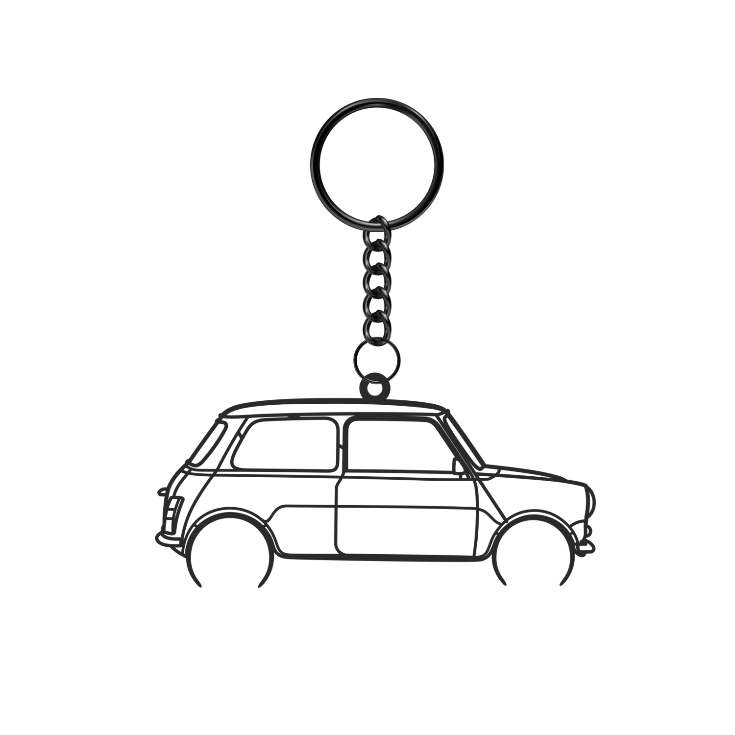 Mini Classic - Metal Keychain