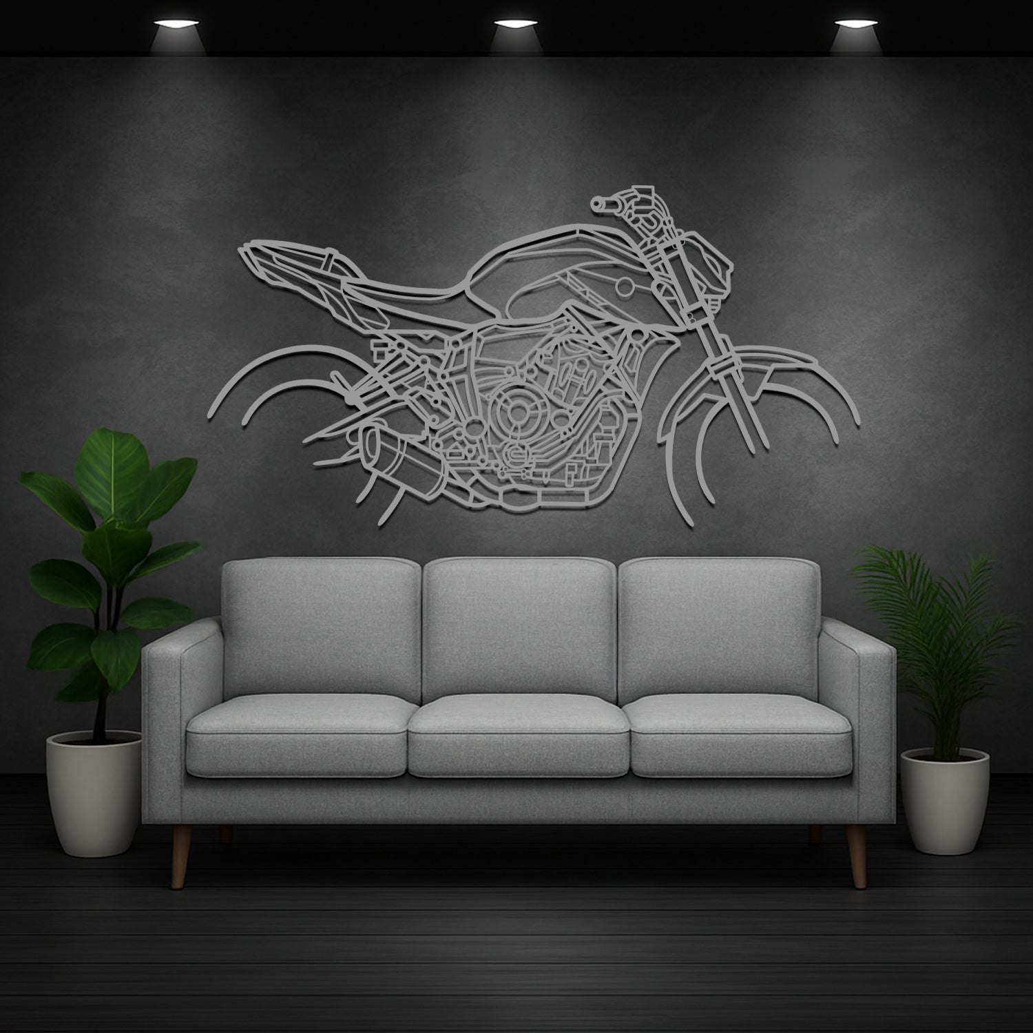 BMW S1000RR Pack M (2023-2024) - Metal Silhouette