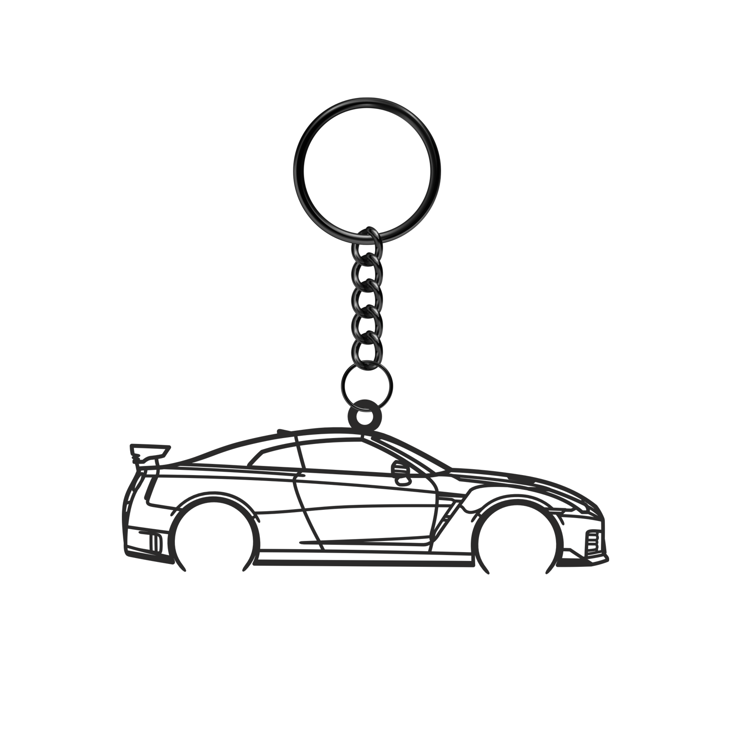 Nissan GT-R Nismo (2017-2023) - Metal Key Ring
