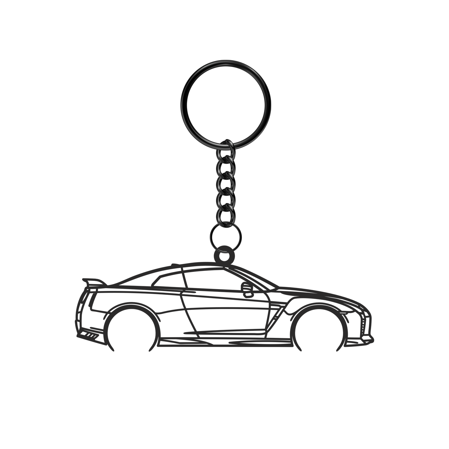 Nissan GT-R R35 (2017-2023) - Metal Key Ring
