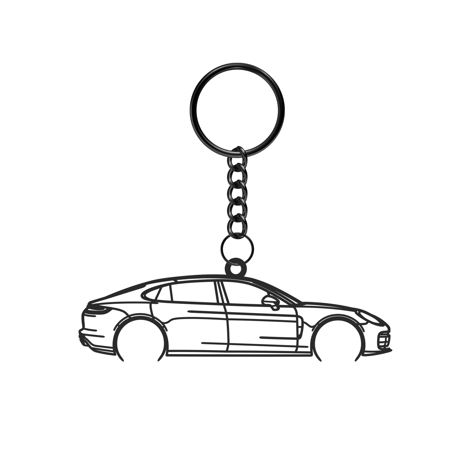 Porsche Panamera (2024-2025) - Metal Key Ring