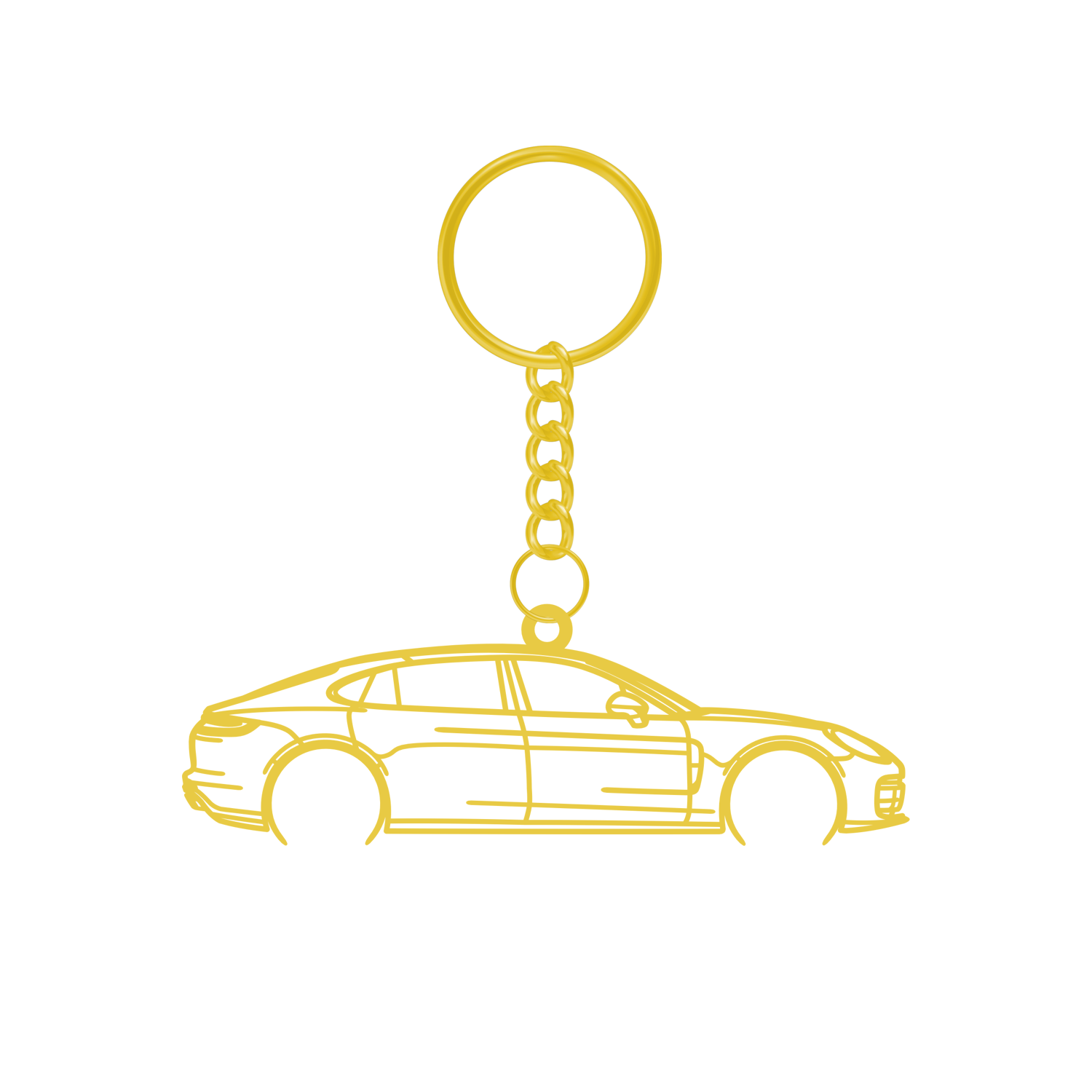 Porsche Panamera (2024-2025) - Metal Key Ring