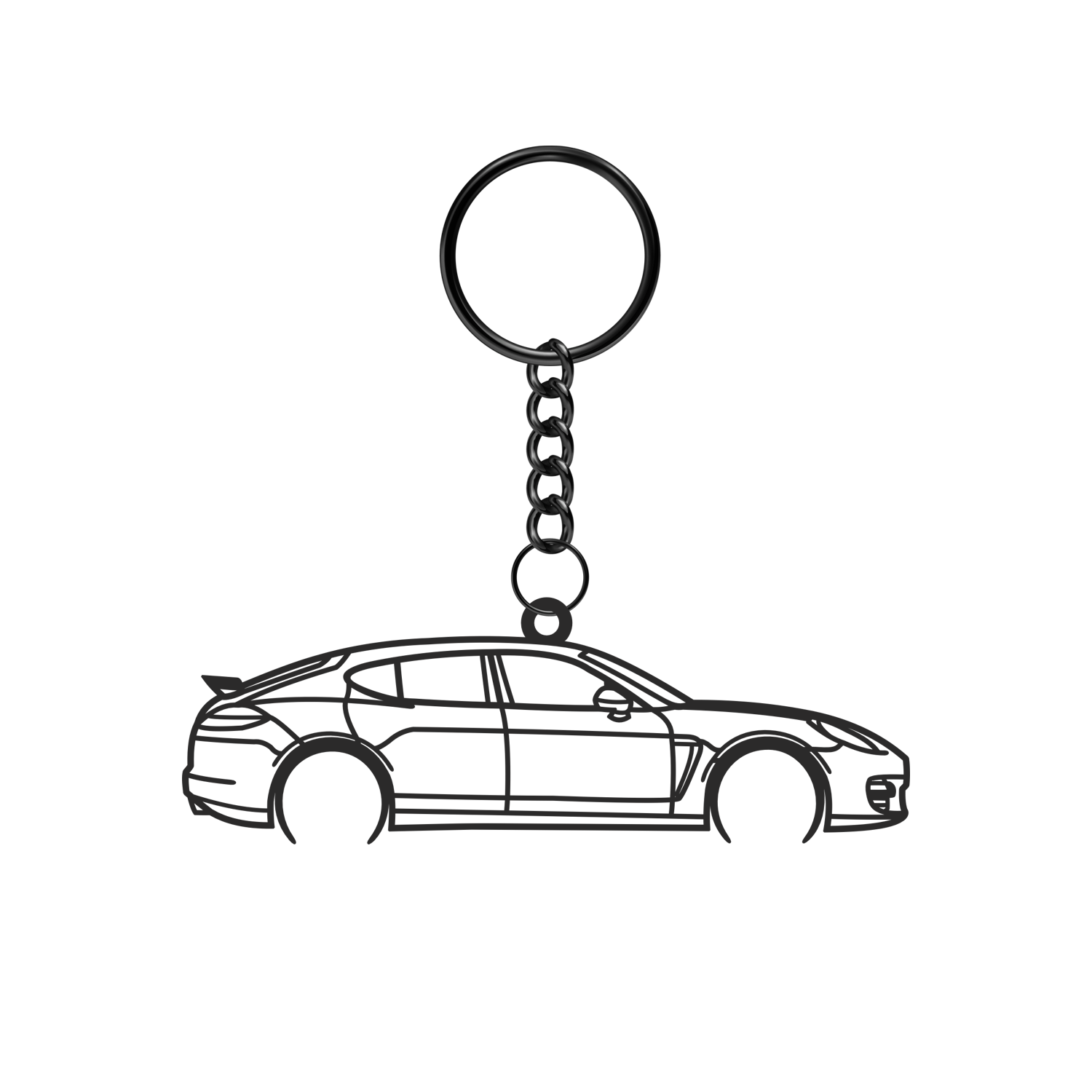 Porsche Panamera (2009-2013) - Metal Key Ring