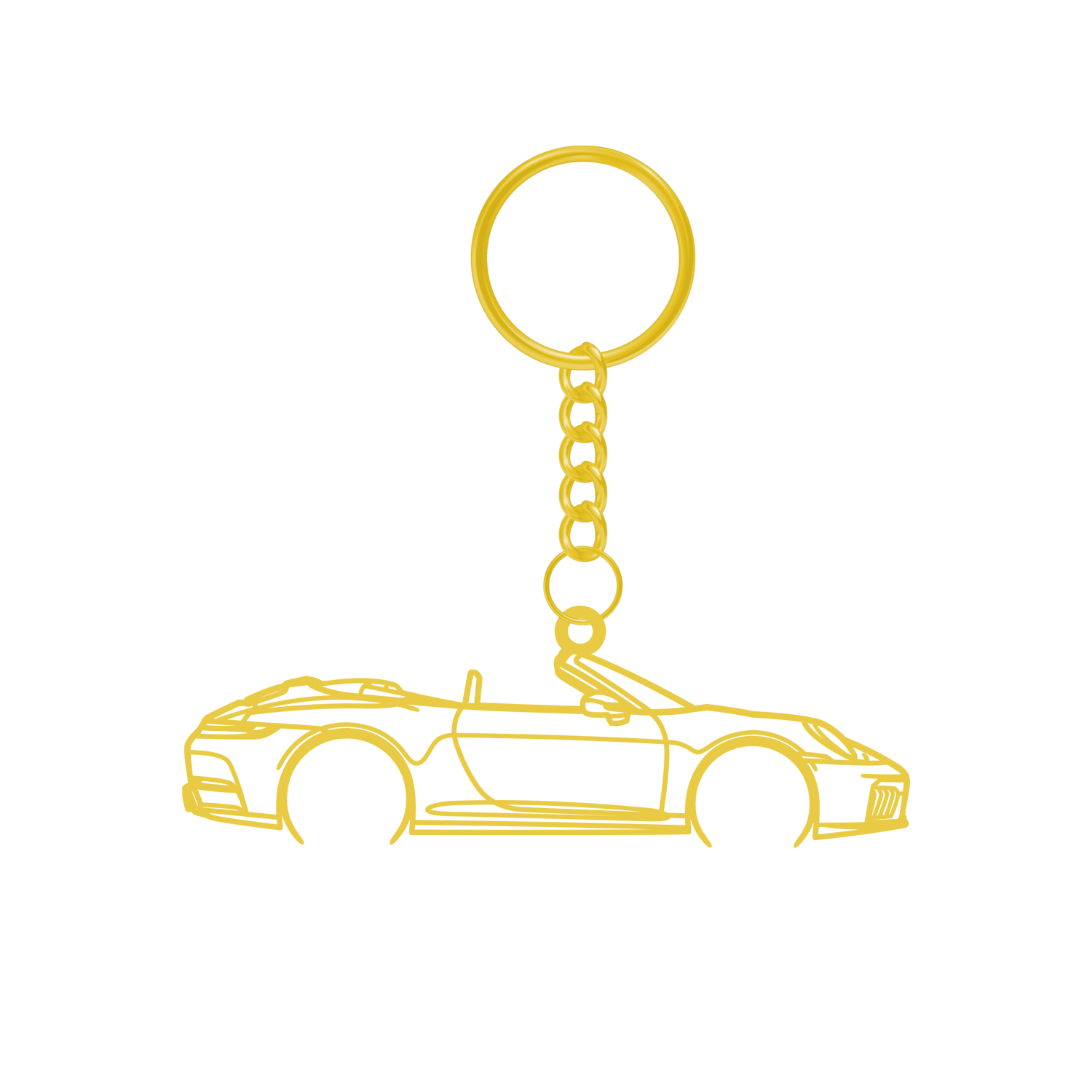 Porsche 911 992.2 Spirit 70 (2025) - Metal Key Ring