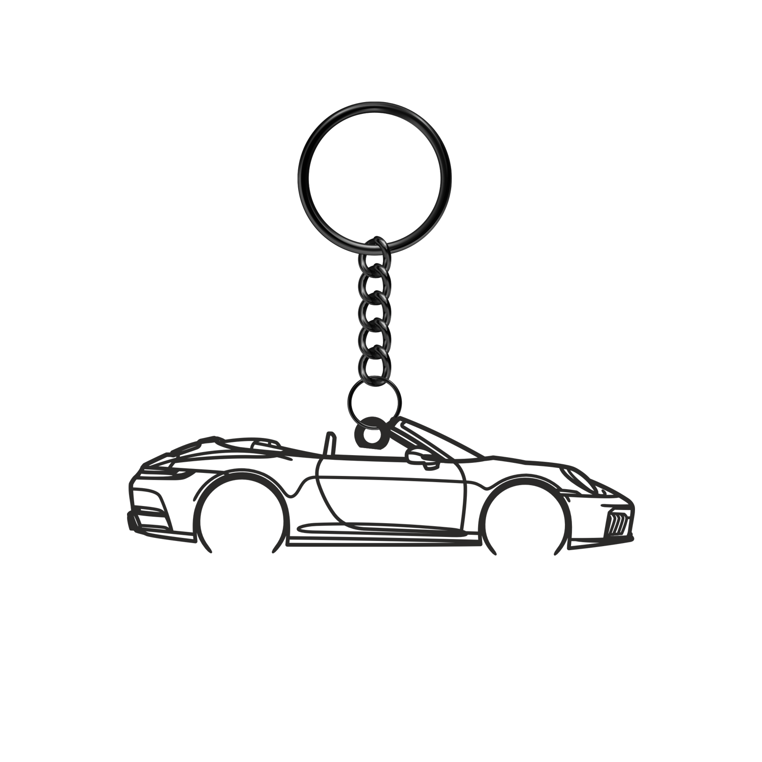 Porsche 911 992.2 Spirit 70 (2025) - Metal Key Ring